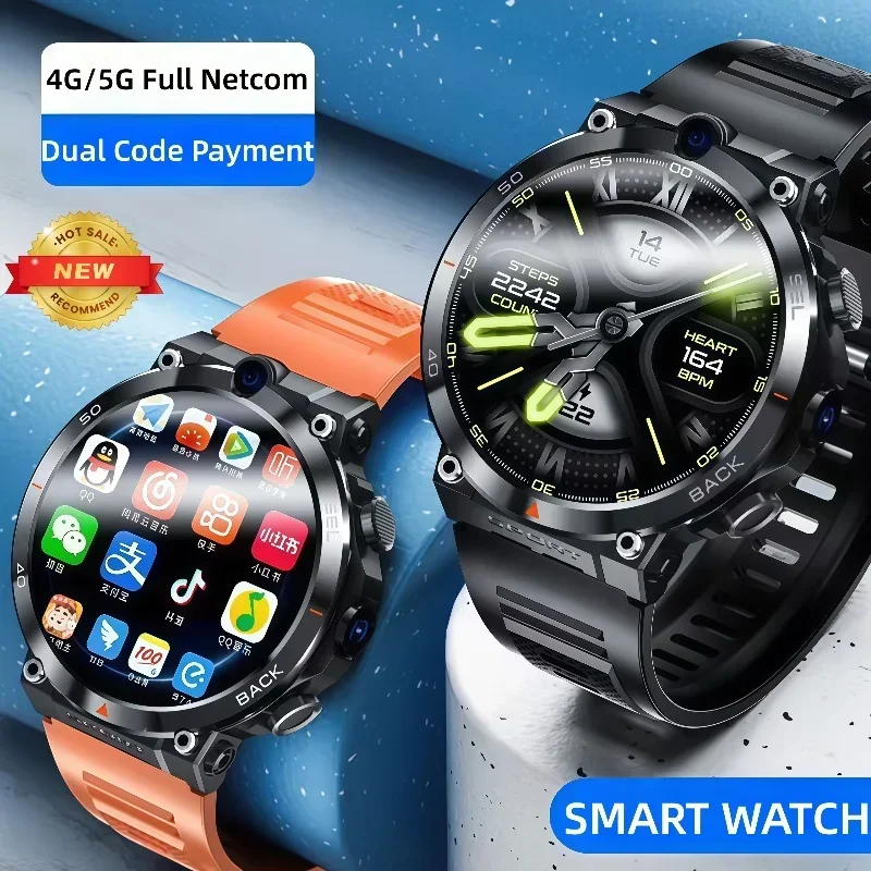 

H10 Smart Watch4GNet Global WIFI with Multifunctional Sports Round Screen Smartwatch NFC Positioning for Fitness Tracker