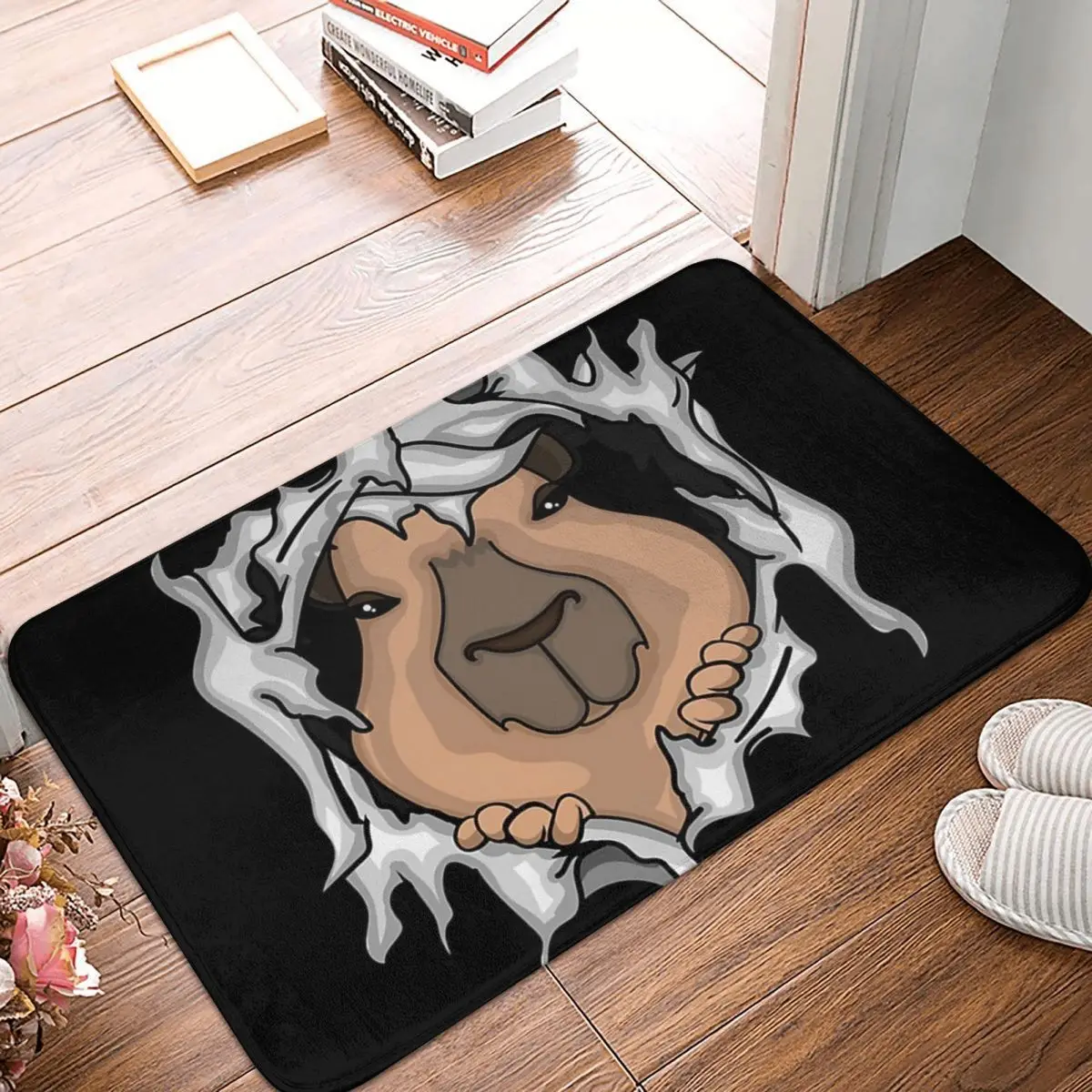 Capybara Is My Spirit Animal Non-slip Doormat Floor Mat Water oil proof Carpet Rug for Kitchen Entrance Home Balcony Footpad Mat