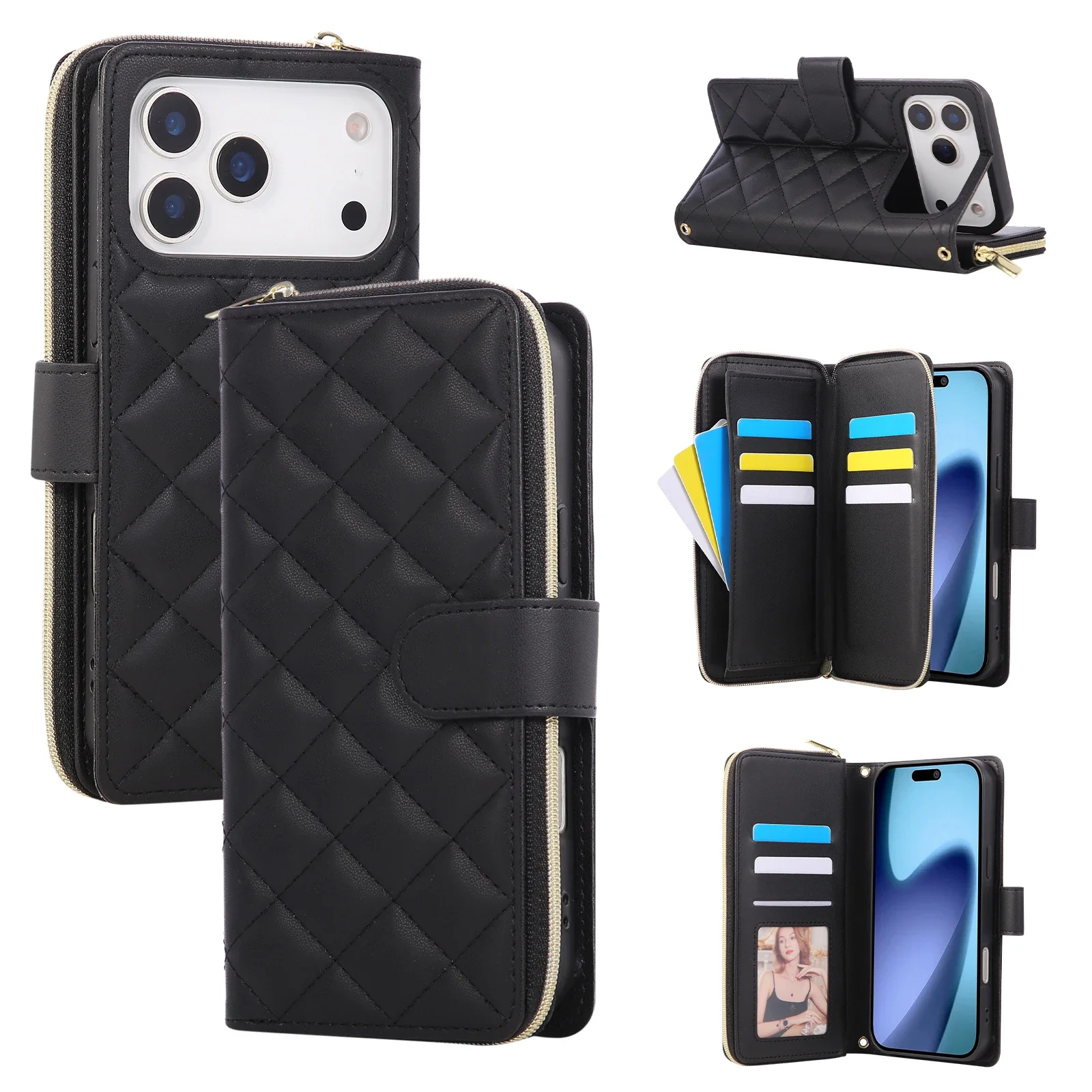 

for iPhone 17 Pro Max 17 Air 16E 16 15 14 13 12 11 Pro Max 16 15 14 Plus Diagonal Cross Small Fragrance Bag Phone Case