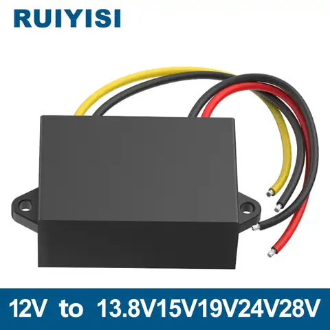 RUIYISI 12V ~ 24V13.8V19V15V 전력 변환기 9V-27V ~ 28V 부스트 모듈 1A 2A 3A 4A 5A 변압기