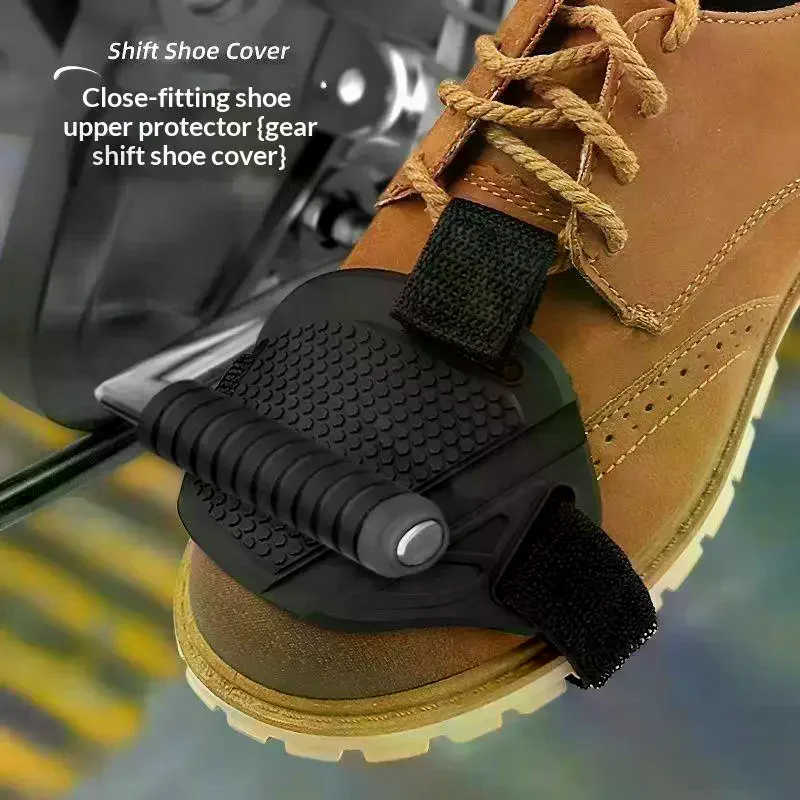 Waterproof Motorcycle Shift Pad Gear Shoes Protective Motorbike Gears Shifter Protector Motocross Boots Cover Accessories