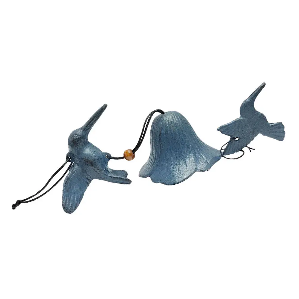 Yard Wind Bell Pendant with Vivid Bird Shape Bright Colors Round Edges Safe Smooth Surface Easy to Hang Garden