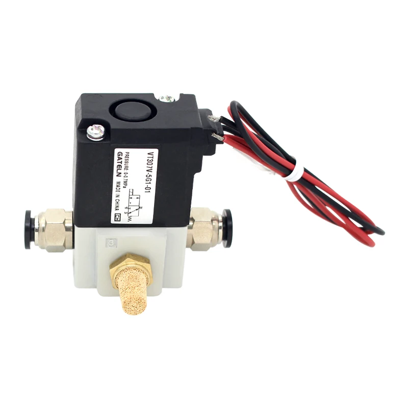 VT307 Series 3 Port Solenoid Valve Direct Operated Poppet Type VT307-5G1-01 Vacuum VT307V-5G1-01 High Frequency valve