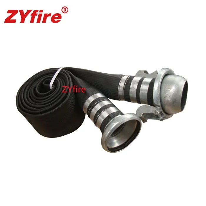 In Stock USA, 6 Inch NBR Irrigation Sludge Discharge Hose with Carbon Bauer Coupling, 150psi Pressure Resistant