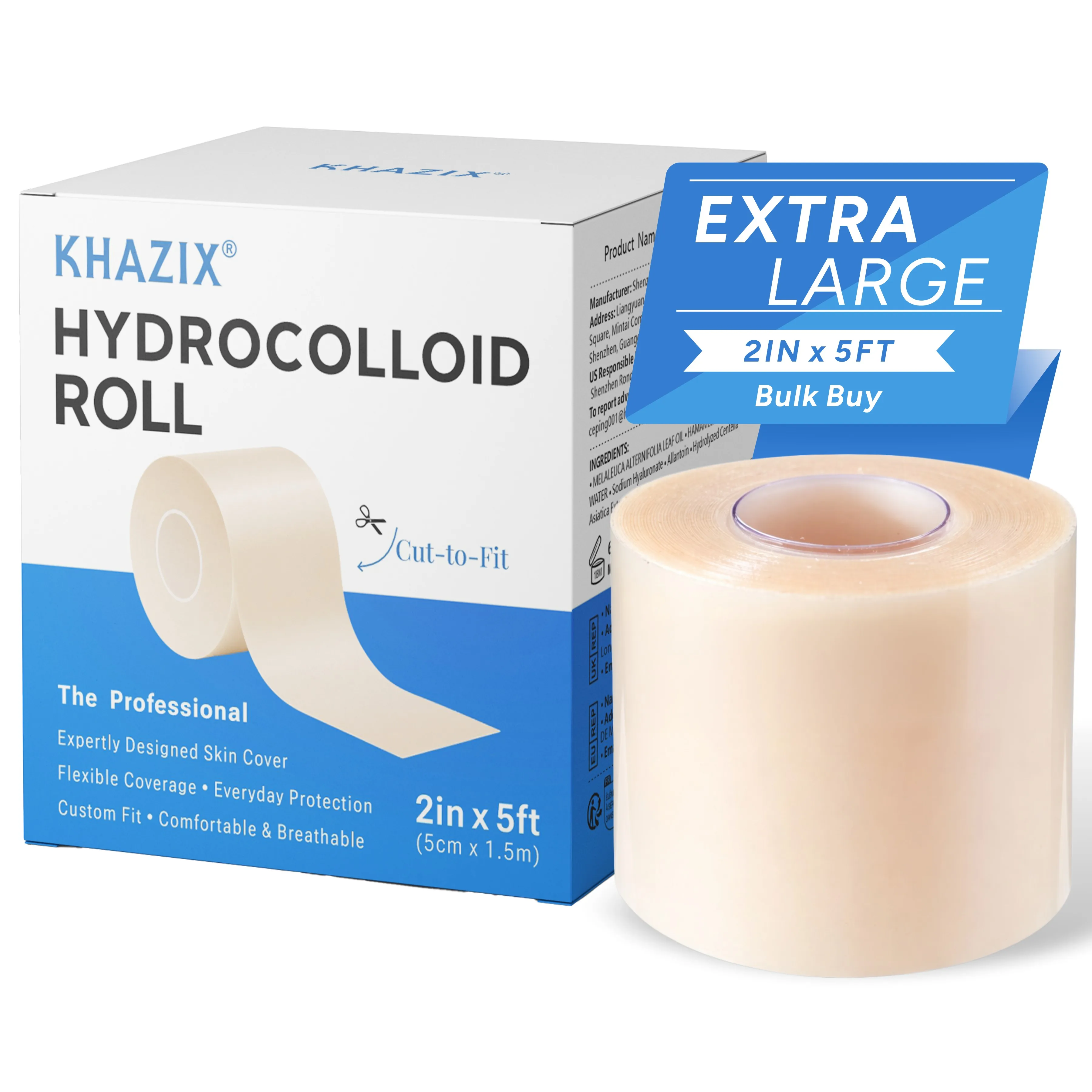 Pimple Patch Artificial Skin Wound Dressing Freely Cuttable Skin-Friendly 1 Roll Value Pack.