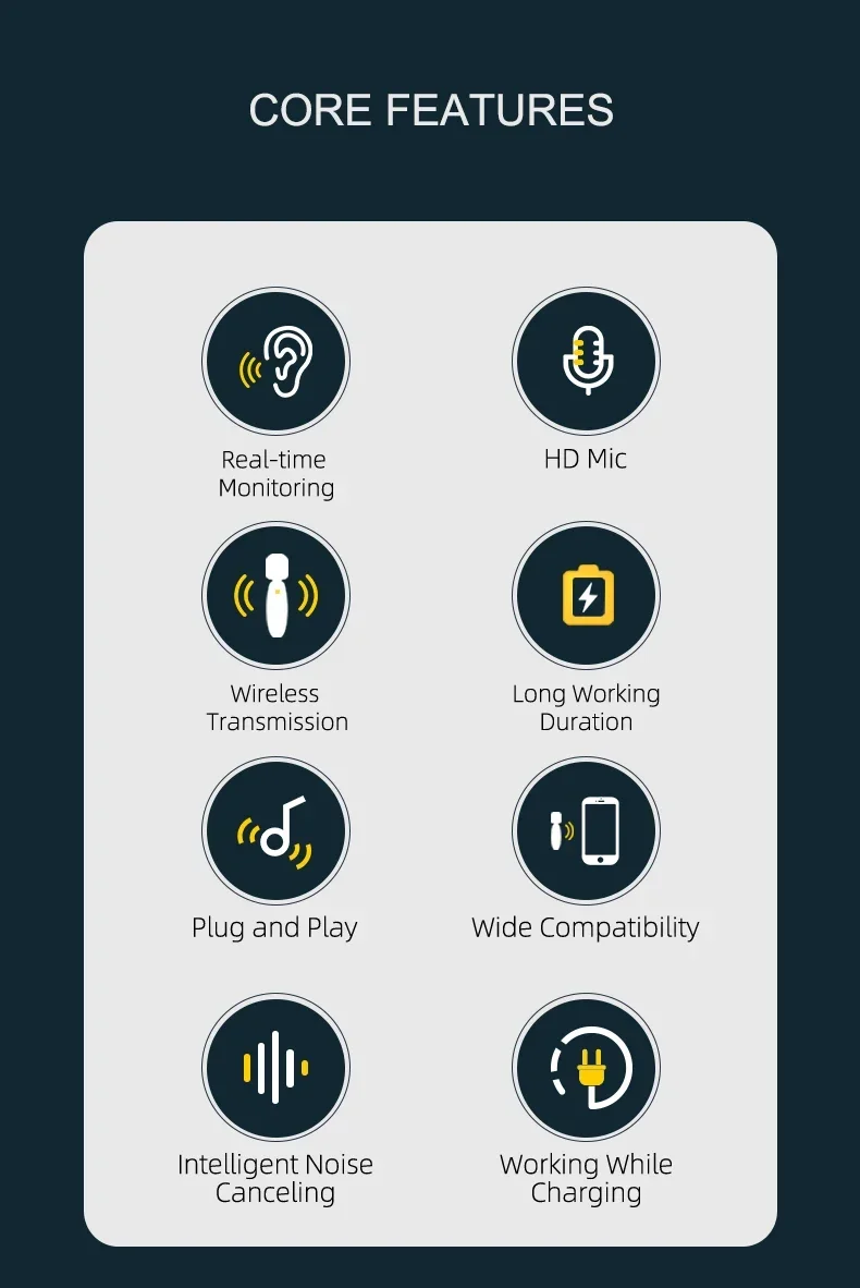 Original brand new！Good Quality Professional Wireless Lavalier Microphone Mini Mic For Recording Mobile Phone