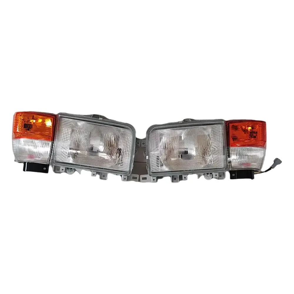 4PCS Headlights for Nissan Atlas Truck  F23 H2F23 B6010-0T500 B6010-5T000 1990 to 1994 Head Lamp