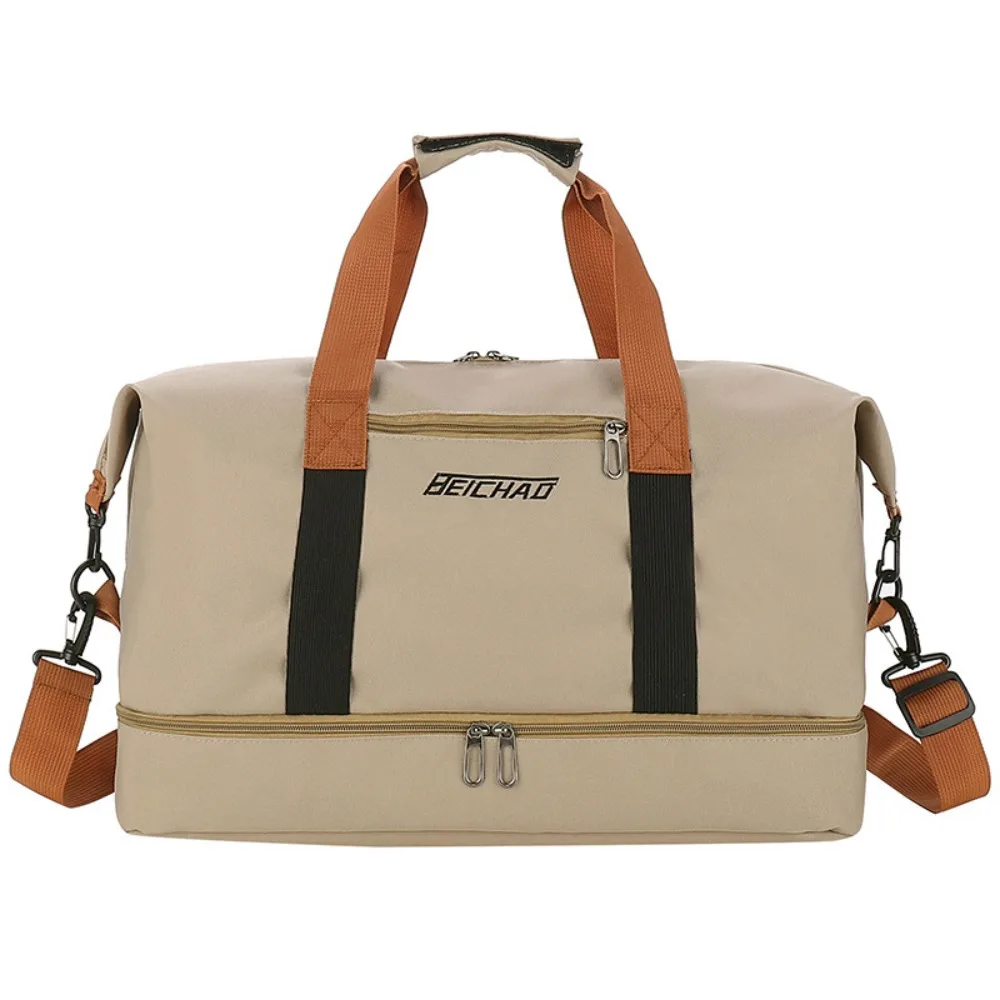 

Portable Large Capacity Travel Duffle Bag Waterproof Business Trip Travel Luggage Bag Handheld Sports Messenger Bag Women