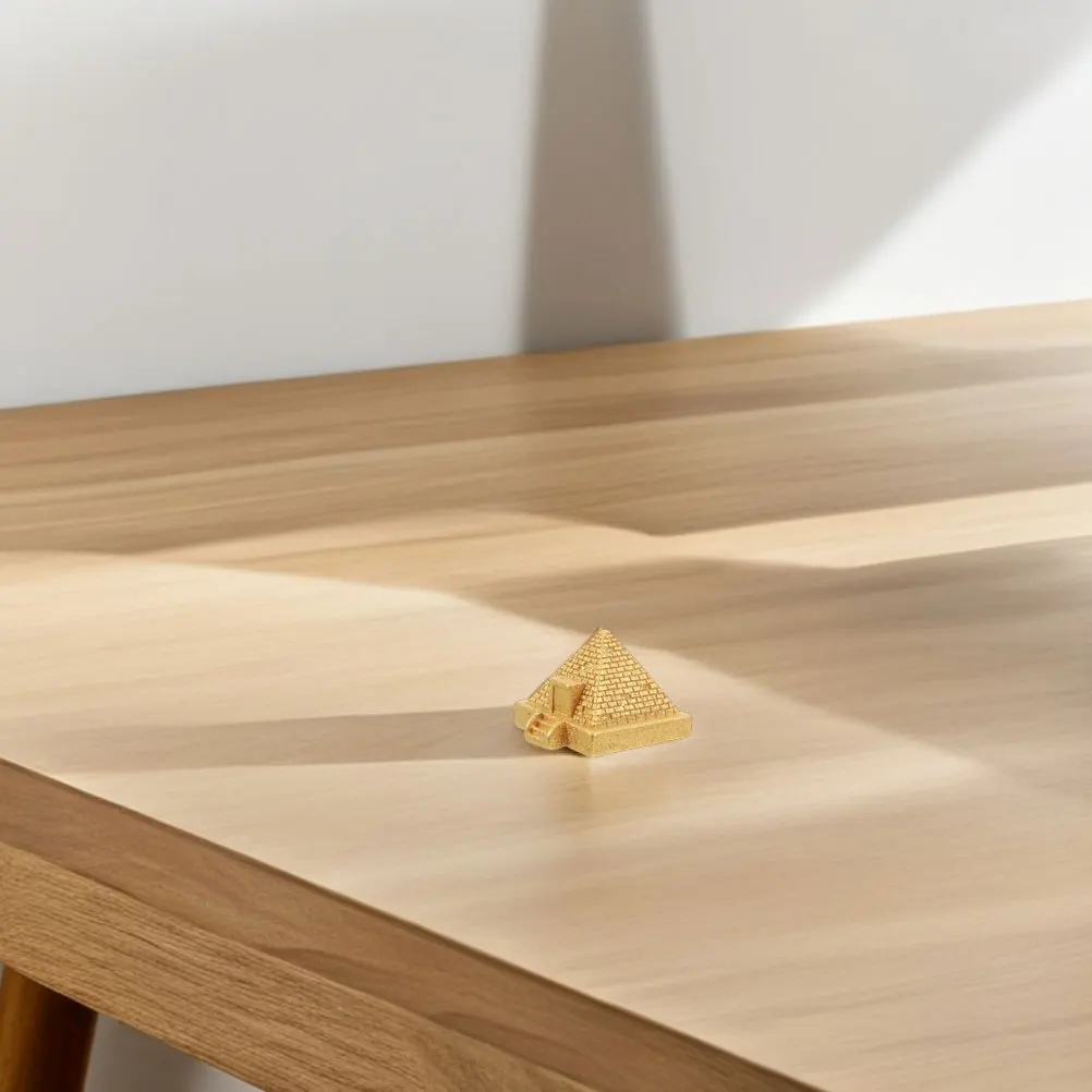 

12Pcs Mini Egyptian Resin Pyramid Sculpture for Garden Indoor Office Decor Small Ancient Shelf Display Pyramid Statue