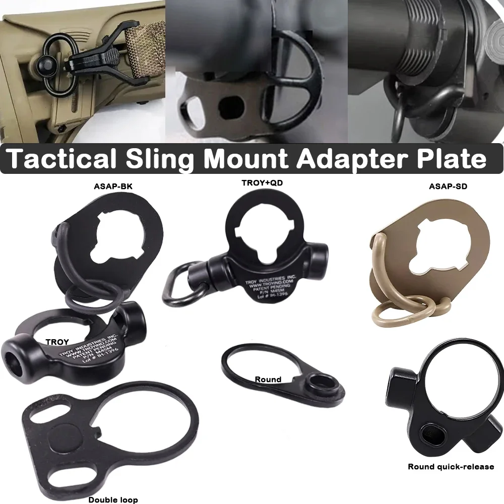 1Pc Tactical Quick Detach Belt Buckle Belt Ring Single Double Point Strap Ring Outdoor Military Hunting QD ASAP Butterfly