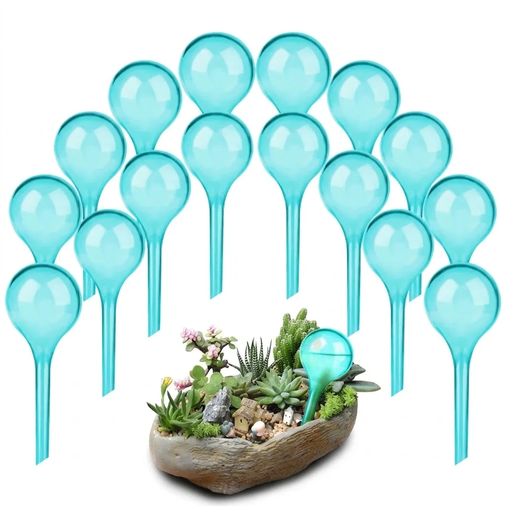 Large 10pcs Garden Self Watering Planter Insert for Daily Watering Plant Watering Stakes Flower Automatic Watering Bulbs
