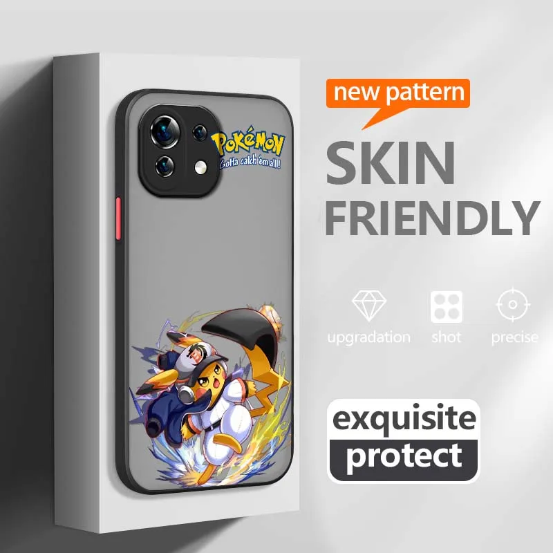 تصميم P-Pok é M-mon نمط جراب هاتف ل Xiaomi 14T 13T 13 12T 12 12S 11T 11 11i 10 10T Ultra Pro Lite متجمد شفافة