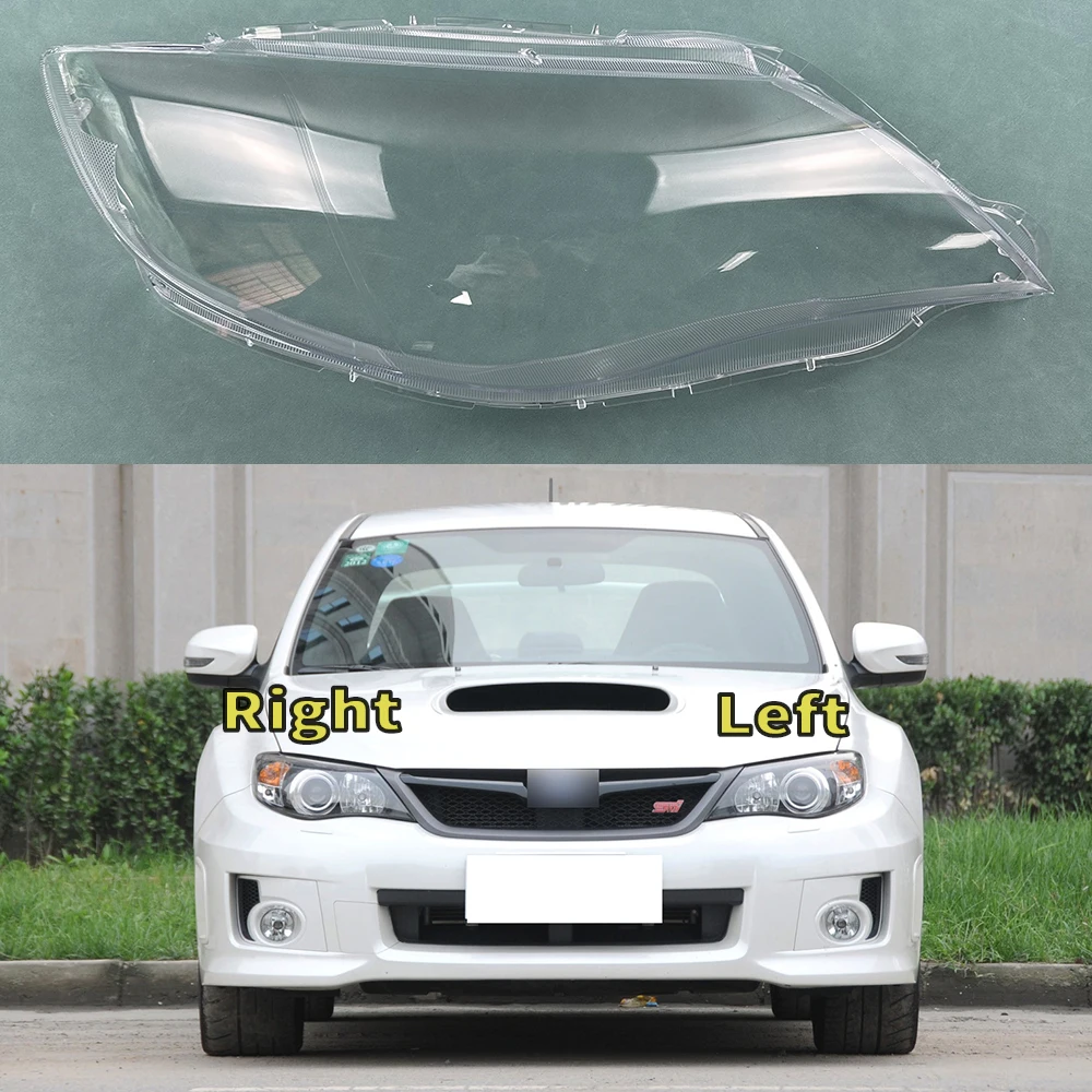 

For Subaru Impreza 10th Gen 2011 2012 2013 2014 Headlamp Cover Transparent Lampshade Headlight Shell Lens Plexiglass