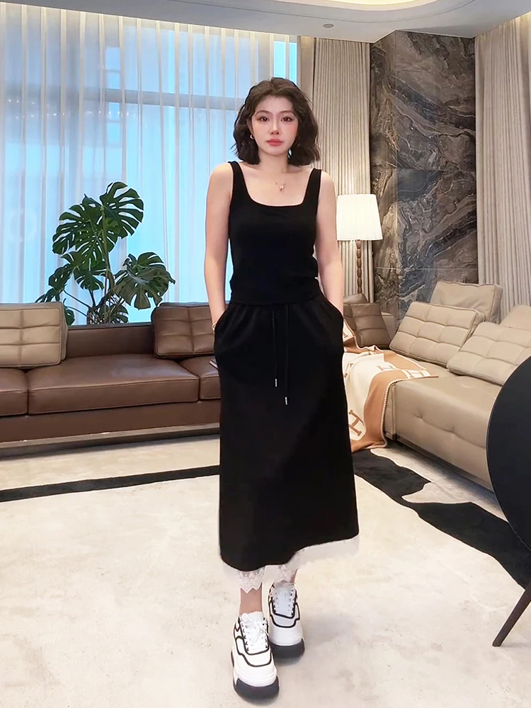 

MeHomeYang Camere Повседневный универсальный жилет свободного кроя из модала, нейлона и акрила, короткий, цветной