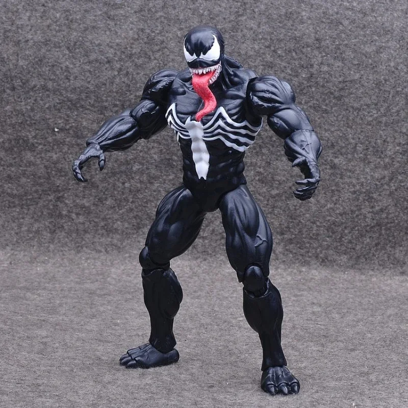 Hasbro Marvel Spider Man Venom Deadly Guardian 7-inch To 12 Inch Articulated Movable Doll Figurine, Figurine Model, Ornament Toy