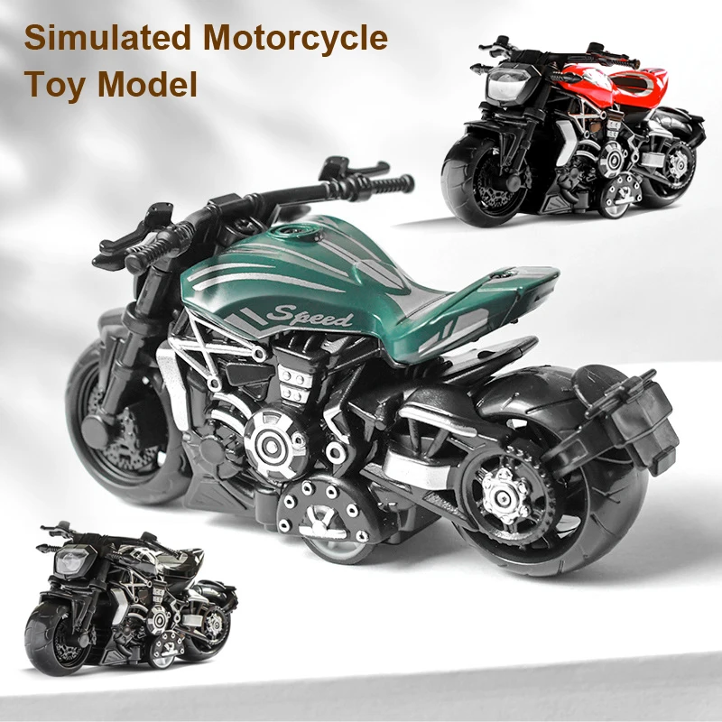 نموذج لعبة دراجة نارية مقلد، سيارة سبيكة/Abs التراجع/لعبة أطفال بالقصور الذاتي، هدية، XT201