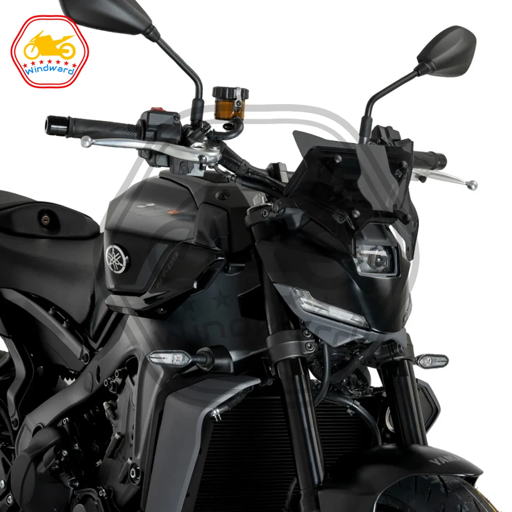 Pasuje do YAMAHA MT-09 2024 2025 MT09 SP Y-AMT 24-25 Motocykl Sportowy + Owiewka Przednia Modyfikacja Deflektor Szyby
