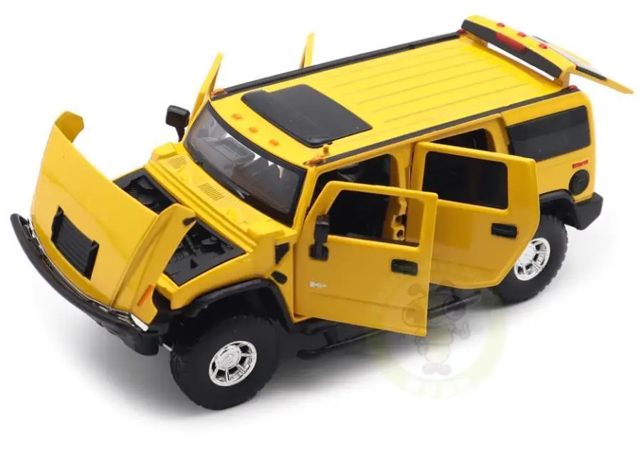 1/32 Nuovo Arrivo Prezzo Speciale Pressofuso In Metallo Americano Hardcore H2 Sei Porte Modello di Auto Mobili Display Collezione di Giocattoli Per Bambini