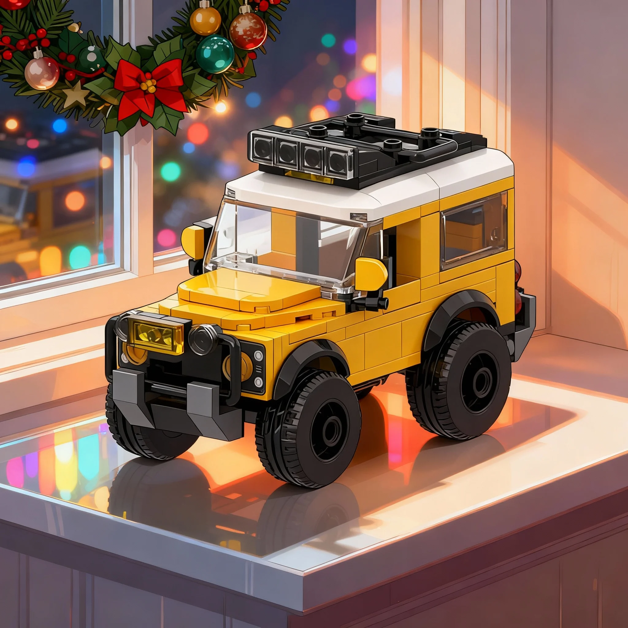 187pcs MOC Land Rover Defender Expedition Creator Model Building Blocks Architecture Festival Gift Toys Idea Brick