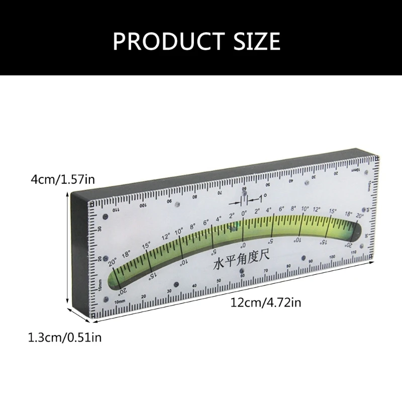 Inclinometer, Angles Gauges, Tilt Gauges, Angles for Boats,Campers, Trailer, Trucks, Measure ±20 Degree Ranges