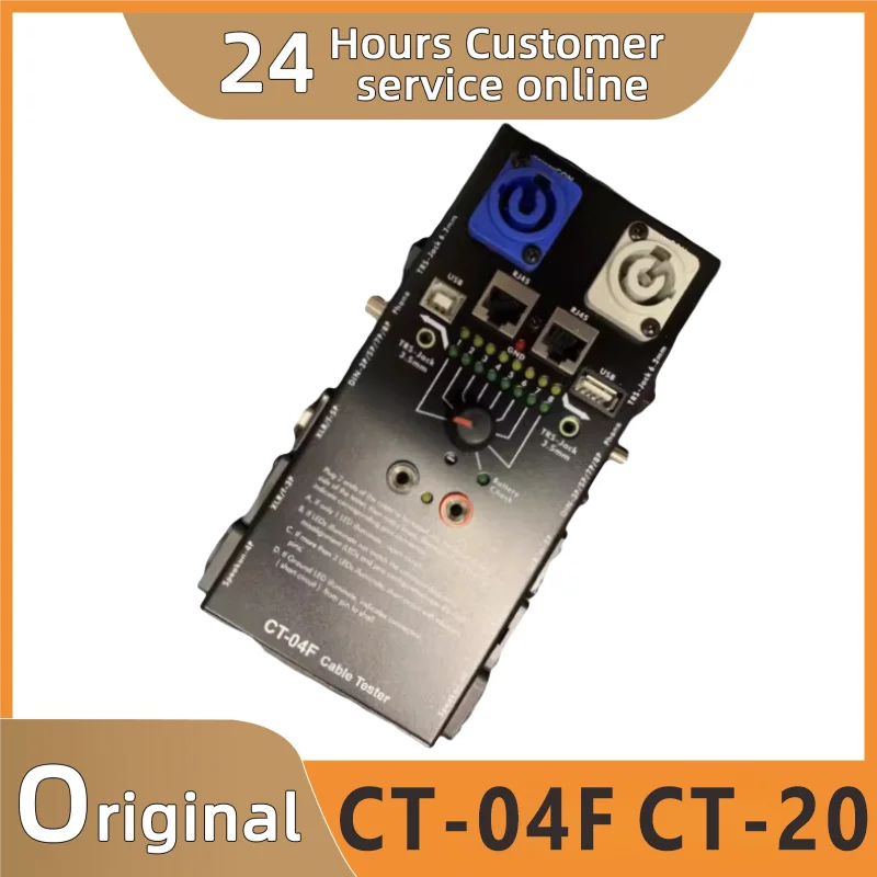 

CT-20 multi-function line tester, audio cable, XLR signal line tester, HDMI line tester, supports testing 20 types