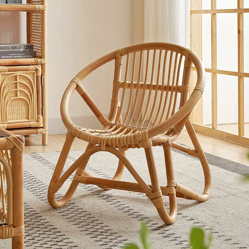 Children's photography props ins Nordic style studio photography Shijing props Children's rattan chair Japanese small fresh