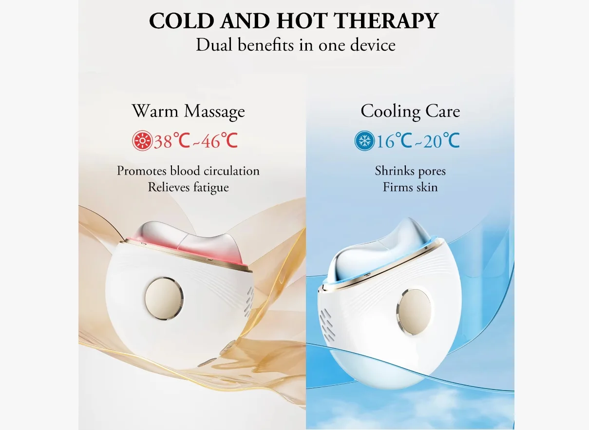 Masseur électrique Guasha EMS Lifting du visage supprimer l'œdème raffermissant la peau Clod chaleur corps grattage thérapie soins de la peau dispositif de beauté