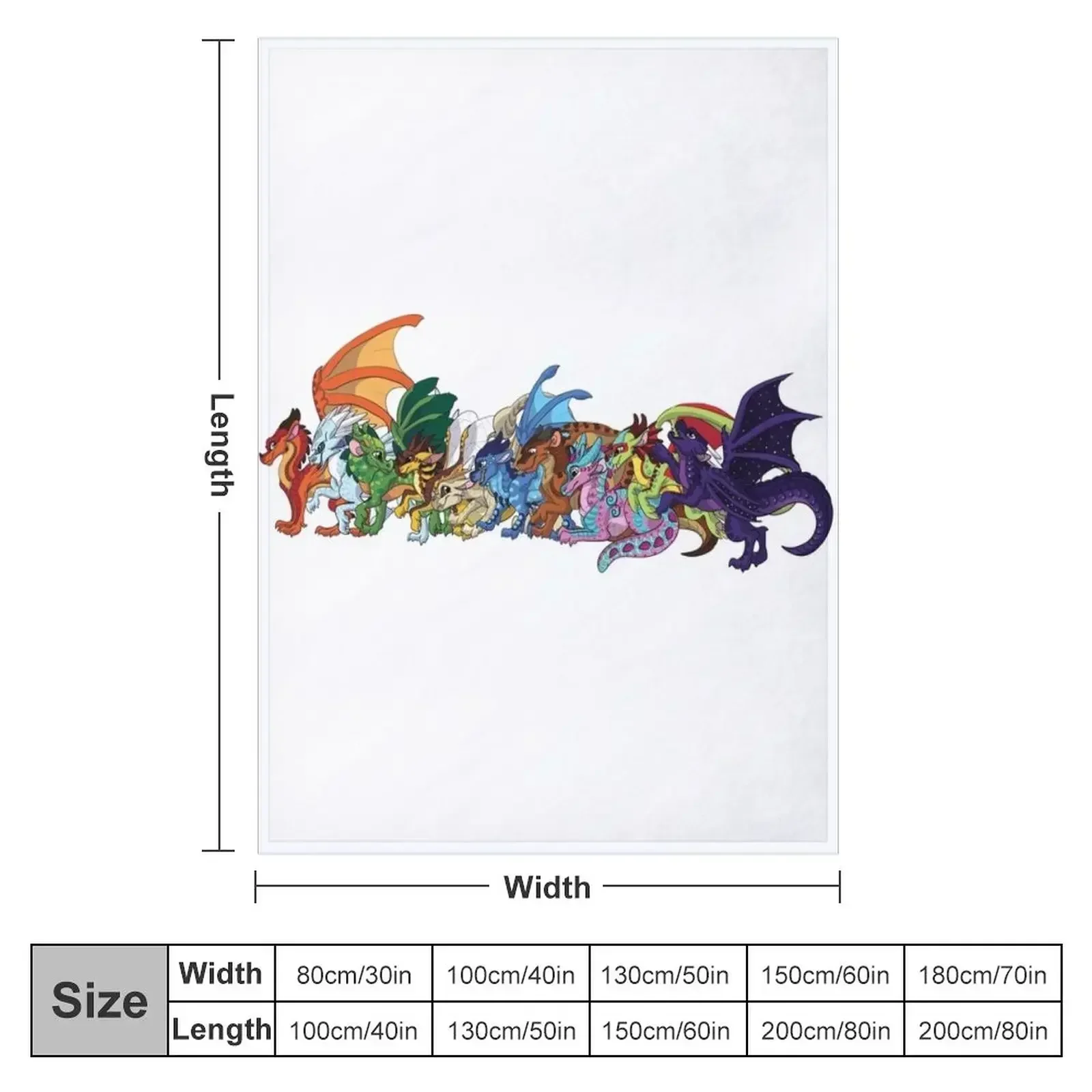 Wings of Fire Dragonets Throw Blanket anime for sofa Decorative Beds Blankets