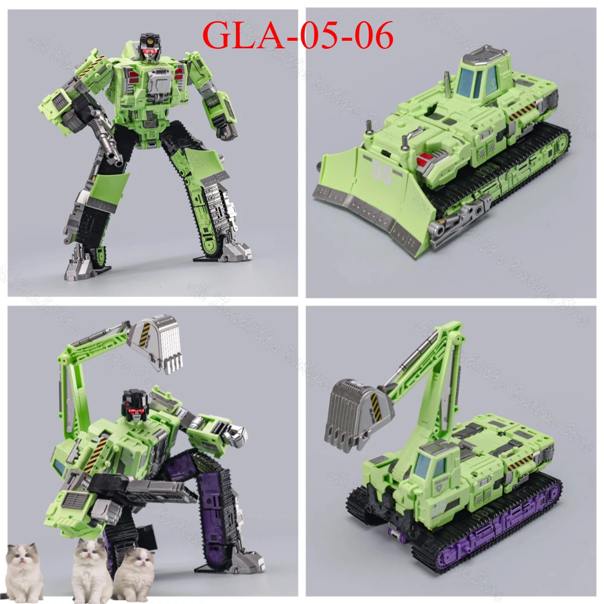 [Coming soon] Mecha Invasion GLA-05 GLA-06 Giant Legion Heavy Builder Bonecrusher Scavenger Destroyer Action Figure Robot