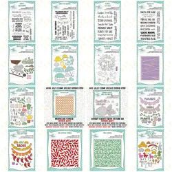 Gnome Garden Add Ons Plants Metal Cutting Dies Stamps Scrapbook Diary Decoration Embossing Cut Dies Template DIY Greeting Card
