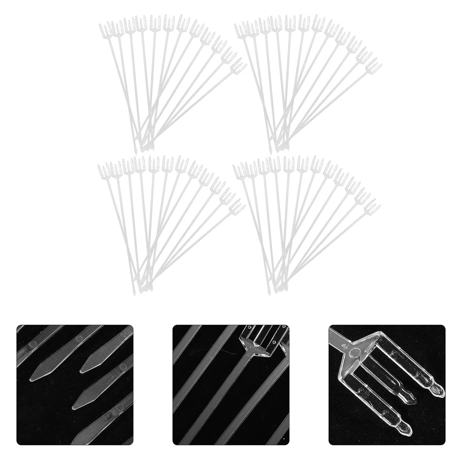 

80 Pcs Bouquet Wrapping Materials Pins Making Supplies Packaging Accessories for Flower Bouquets Holder Fresh Flowers