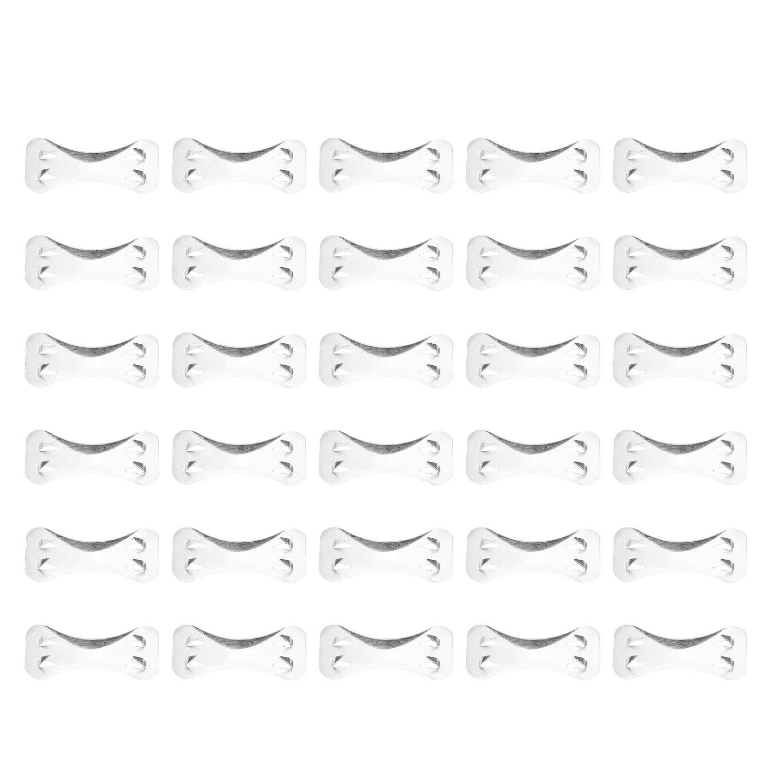 

50 Pcs Bandage Fixed Aluminum Buckle Bandages Clips Buckles Elastic Replacement Alloy Metal Fixing Home