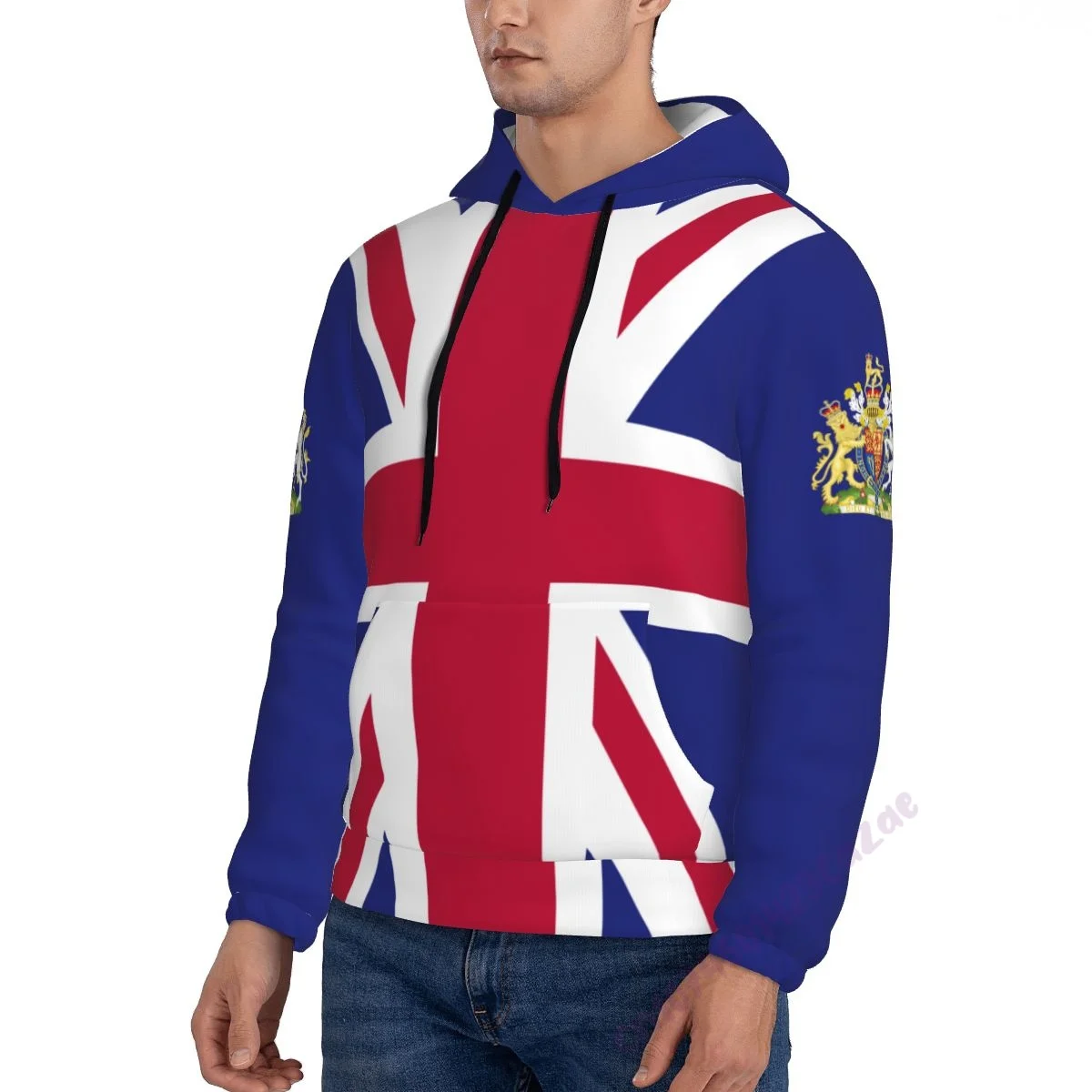 Custom Name UK Union Jack United Kingdom 3D Country Flag Print Hoodie Men Sweatshirt Women Hip Hop Streetwear Tracksuit Clothing