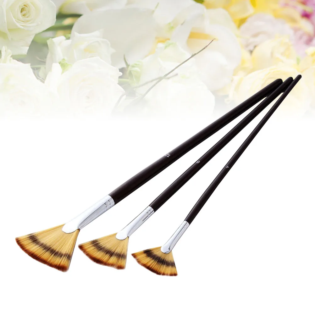 

3 Pcs Brush Set Hair Large Painting Kit Paintbrushes Art Supplies for Oil Child