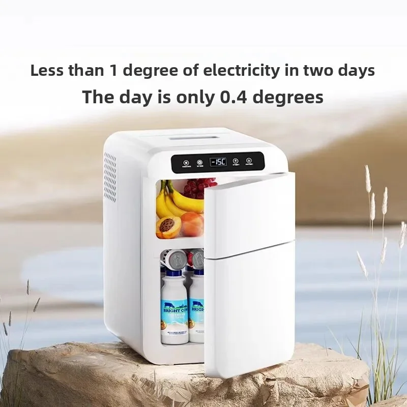 2025 New Dual Temperature Refrigerator, Separate Controls for Freezer/Fridge, Low Noise Apartment S1ize Dual Cooling Fridge
