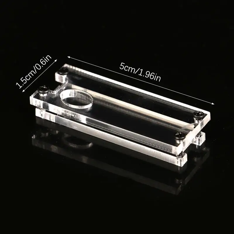 2Pcs Transparent Raspberry Pi  Case Shell Durable Protective Cover for Electronic DIY Enthusiasts Projects