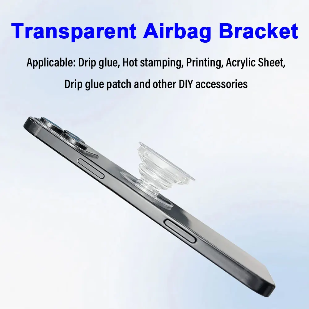 Für Spaß Transparent Faltbare Telefon Buchse Finger Ring GripTok Posket Griff DIY Handy Ständer Basis Grip Halter Zubehör – Detail 2
