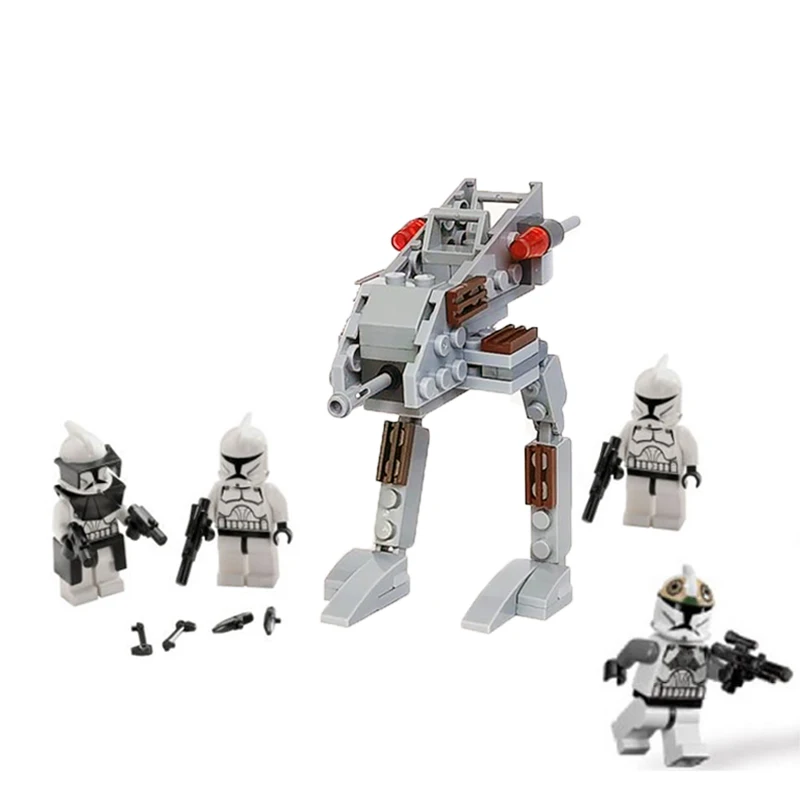 Limited Edition Star Wars Elite Clone Troop en Assault Robot 9488 met mannequin Boy-gemonteerd model