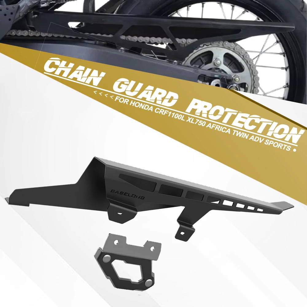 

For HONDA CRF1100L AFRICA TWIN DCT ADV SPORTS Chain Cover Rear Sprocket Chain Belt Guard Set Fit XL750 TRANSALP 2023 2024 2025