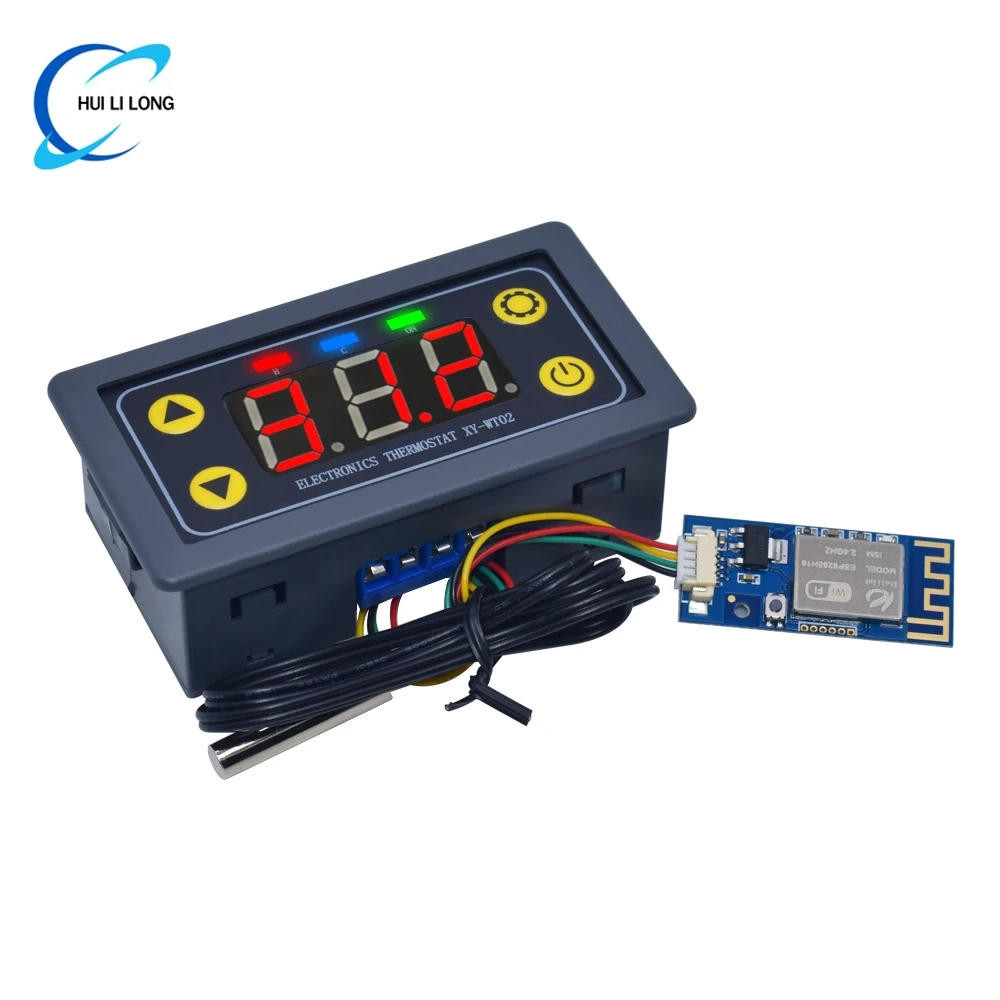 WIFI Remote Thermostat High Precision Digital Temperature Controller Module Cool Heat APP Temperature Collection High Low Alarm