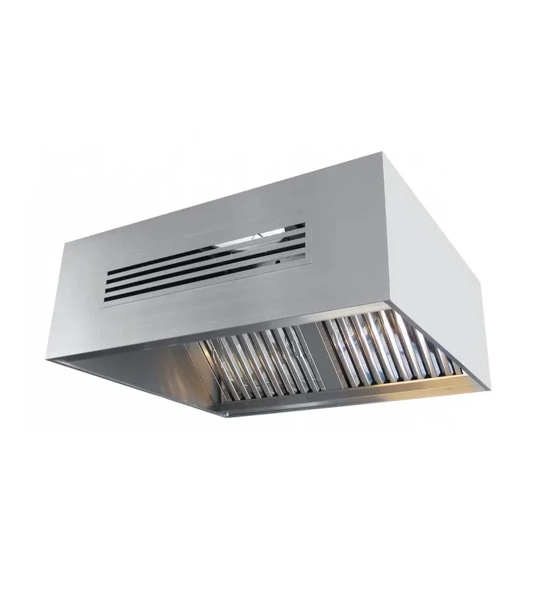 

Wall Mounted Stainless Steel Range Hood With Grease Trap Filter Commercial Fast Food Kitchen Equipment Restaurant Supplies