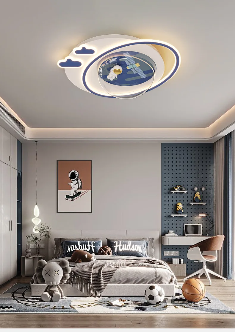 2023 Schlafzimmer-Deckenleuchte führte einfache, moderne, ultradünne nordische runde Zimmer-Schlafzimmerlampe