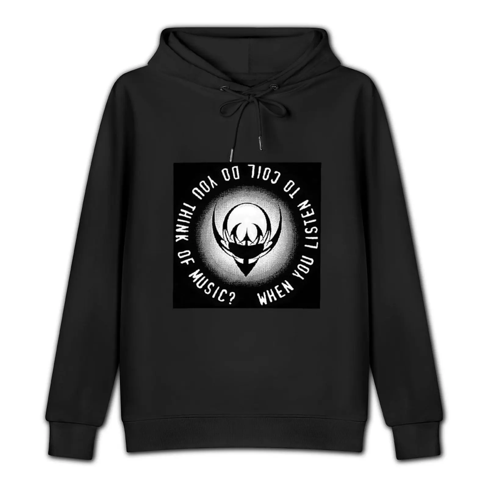 COIL Musick : Twisted Chaos Cross : When you listen to Coil, Do you think of Music? (WonB) Pullover Hoodie