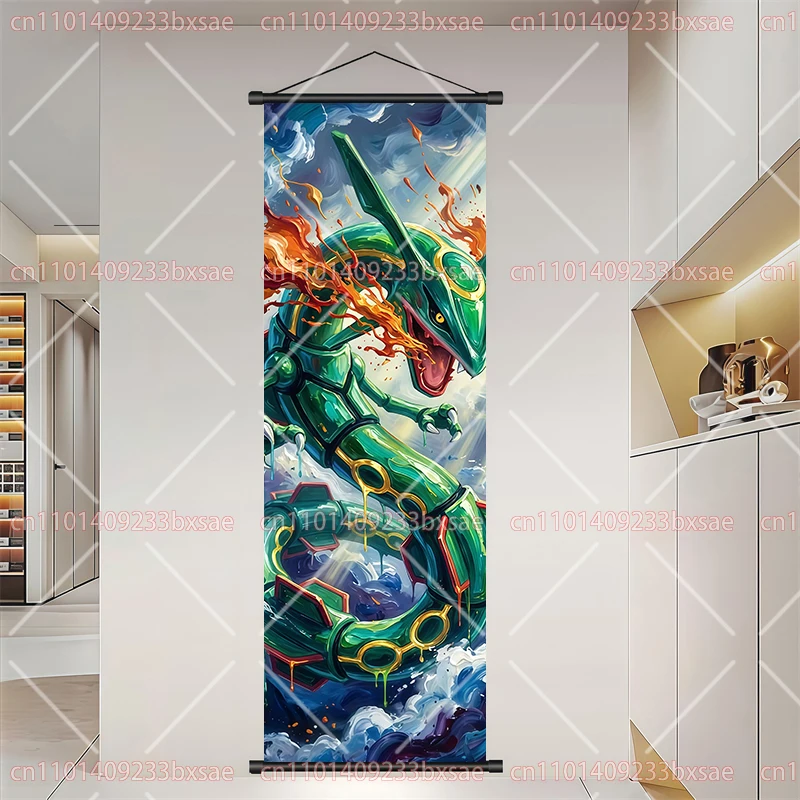 Pokémon Anime HD Poster Scroll Psyduck Slowpoke Rayquaza Jigglypuff Farfetch'd Gengar Jirachi Greninja Geburtstagsgeschenk – Detail 15