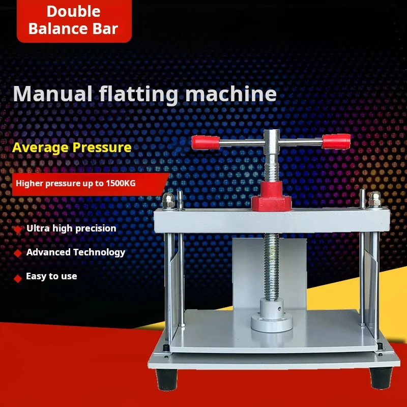 A3 Manual Flattening Machine for Financial Documents Books Currency and Paper Desktop-Leveling Machine