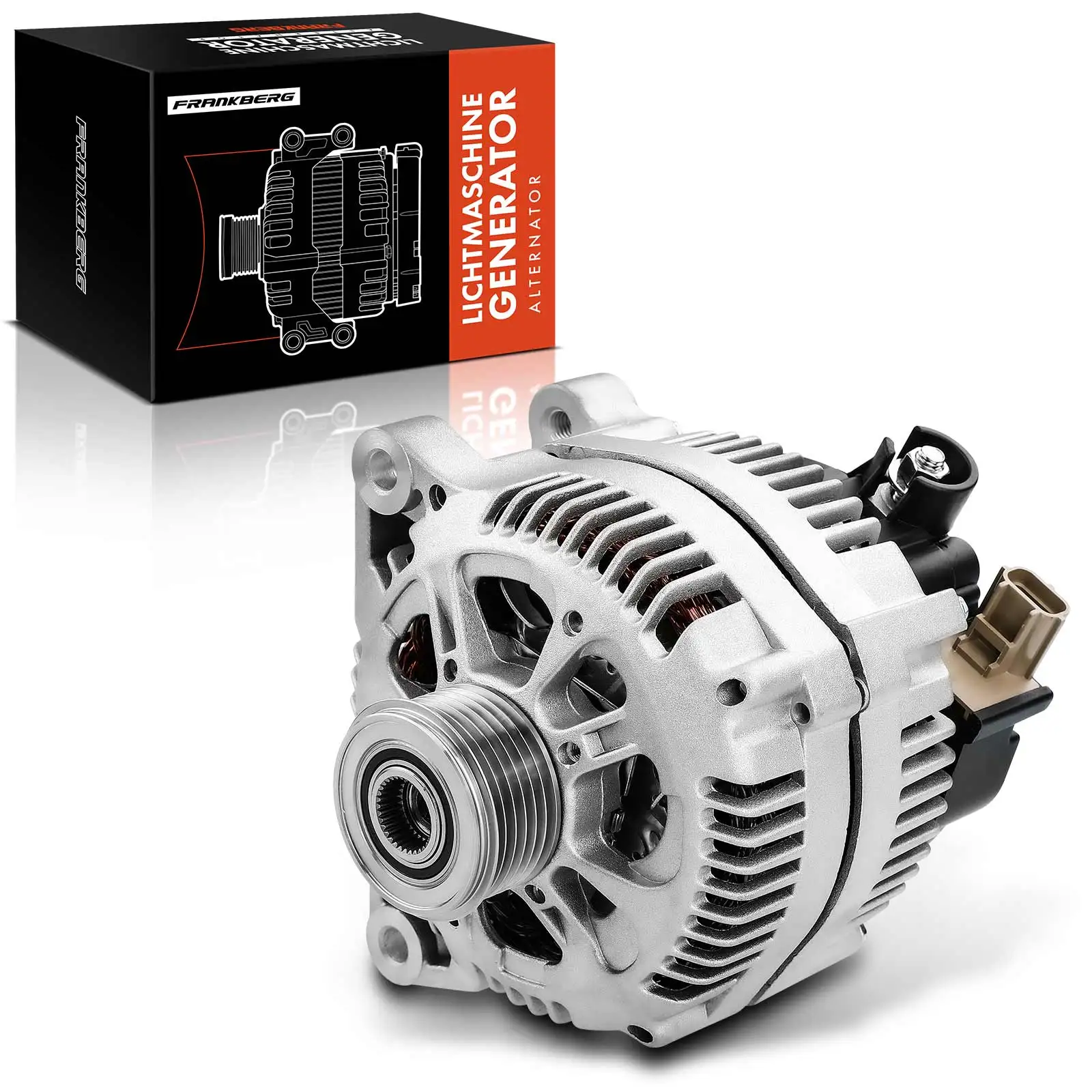 Frankberg 1x Lichtmaschine Generator für Ford Fiesta V JD JH Fusion JU Mazda 2 DY 1.4L 2S6T-10300-BB 23332N 2S6T-10300-BA