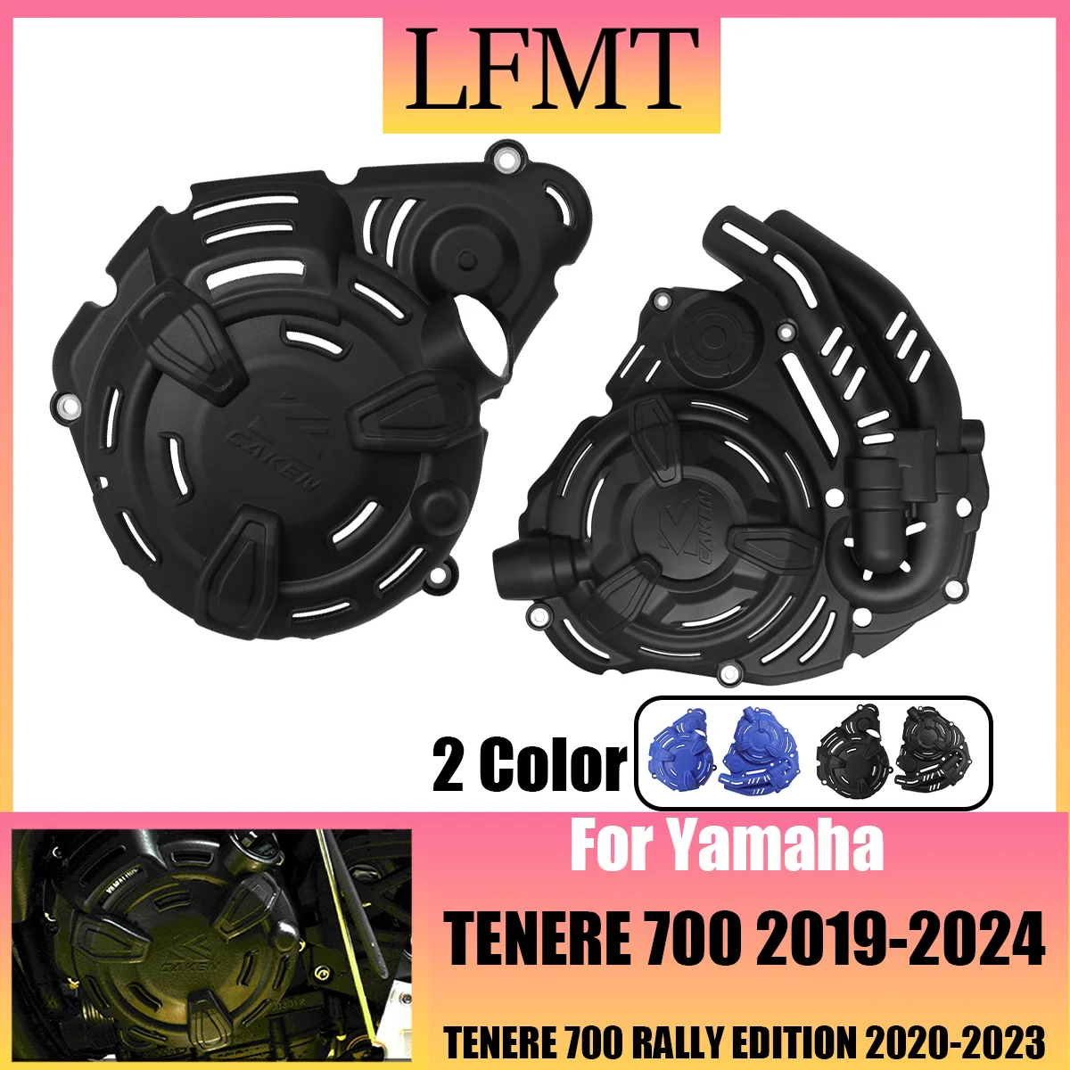 

2023 Engine Ignition Cover Clutch Protector Motorcycle Accessories For Yamaha Tenere 700 XTZ 700 Tenere700 XTZ700 XSR 700 MT-07