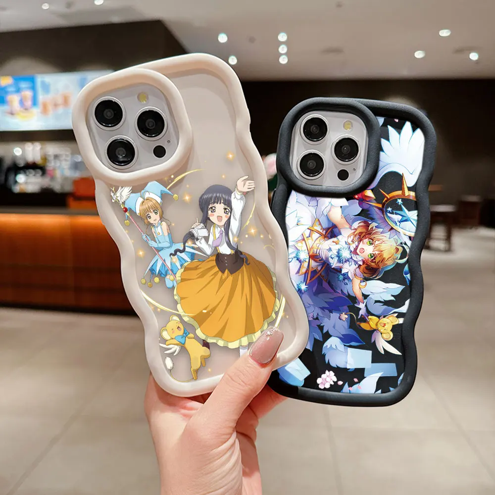 Card Captor Sakura Anime Shockproof Matte Skin Feel Phone Case For Apple iPhone 11 12 13 14 15 16 PRO MAX PLUS 5G