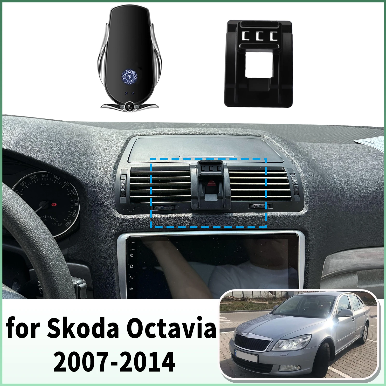

​​fit for Skoda Octavia A5 2007~2014 Specific Dashboard Navigation Phone Holder Mount Design Car​​ accessoires