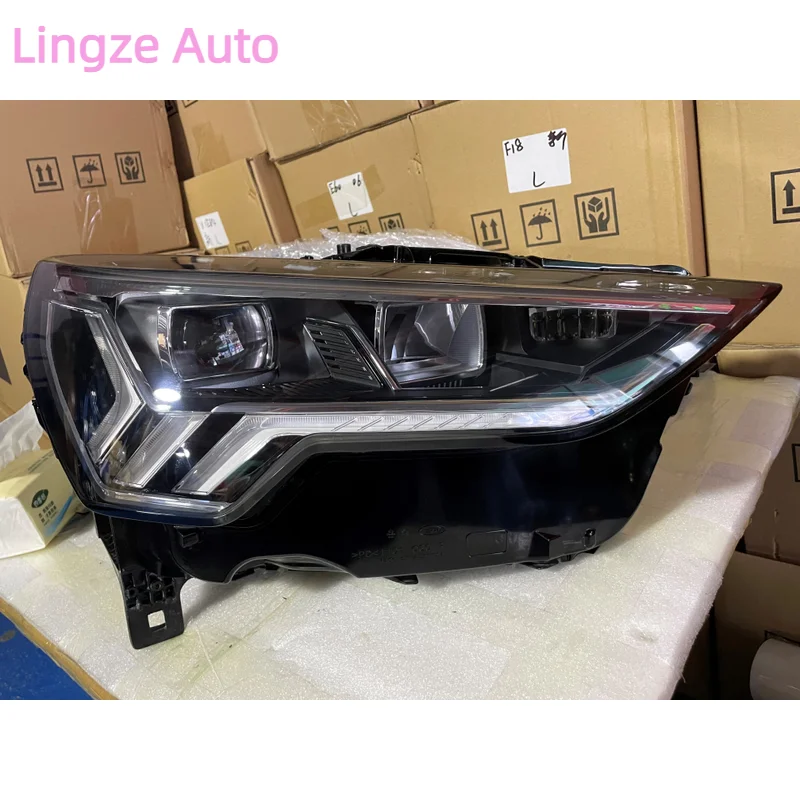 Fit For Audi Q3 Headlight 2019-2023 Audi Q3 Matrix LED Headlamp European Version Used For Replacement Plug And Play